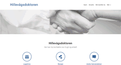 Desktop Screenshot of hillevagsdoktoren.no